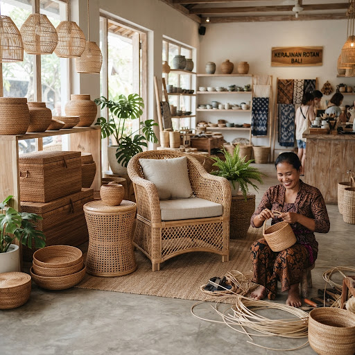 Kerajinan Rotan Bali